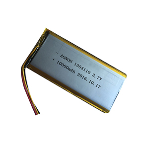 3.7V 10000mAh 1354110廣告機(jī)電池