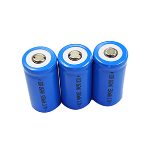 16340 550mAh 3.7VLED強光手電筒電池